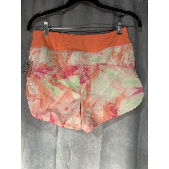 ID Ideology Scratched Paint Elastic-Waist Shorts Big Girls XL Pink Shock Pull On - Picture 2 of 2